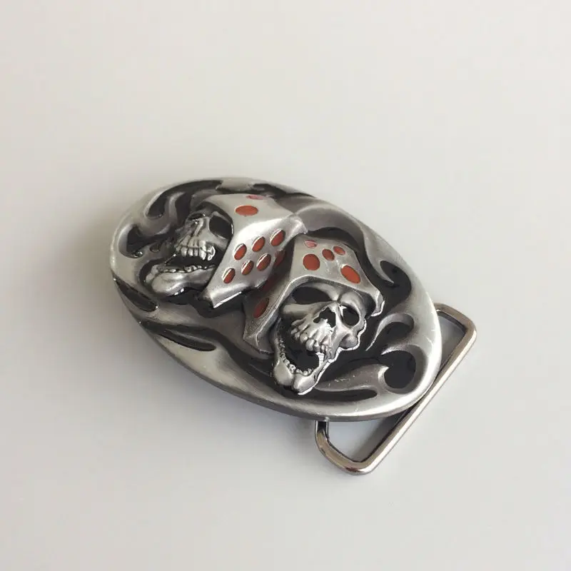 Оригинальная эмалированная тату череп от New Jean's Friend|belts belt buckles|buckles bucklesdice buckle |