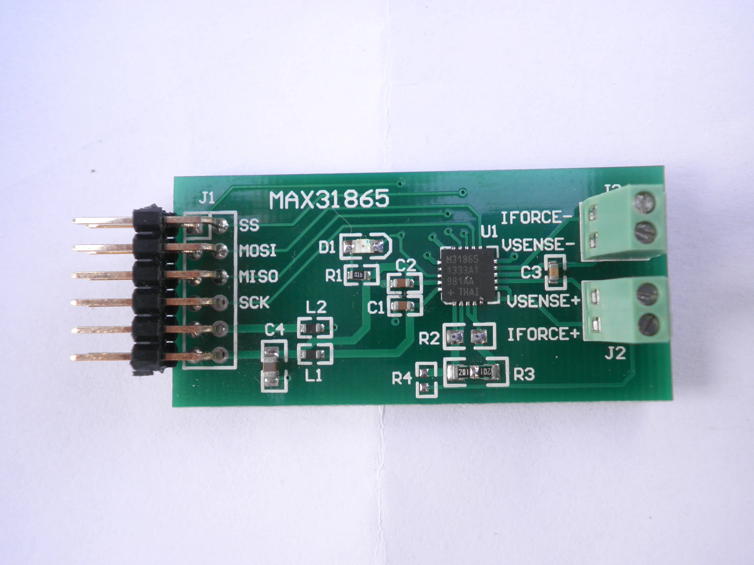 

PT100/PT1000 temperature measurement module MAX31865 RTD to digital output converter