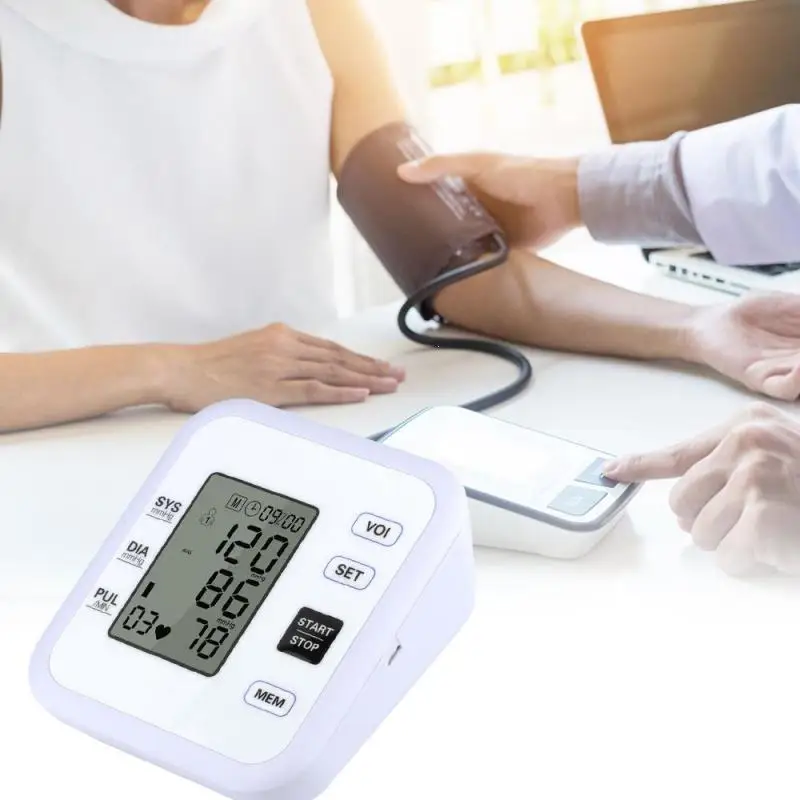 

Digital Wrist Blood Pressure Monitor Heartbeat Machine Tonometer Arm Cuff Measuring Automatic Home use L3