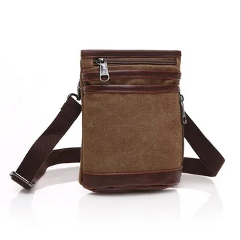 

070417 men casual vintage single shoulder cross body bag chest small student bag