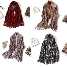 Leopard 15style women cashmere scarf winter warm scarves for lady pashmina shawls wraps Leopard Print warm bandana red green Leopard 15style women cashmere scarf winter warm scarves for lady pashmina shawls wraps Leopard Print warm bandana red green