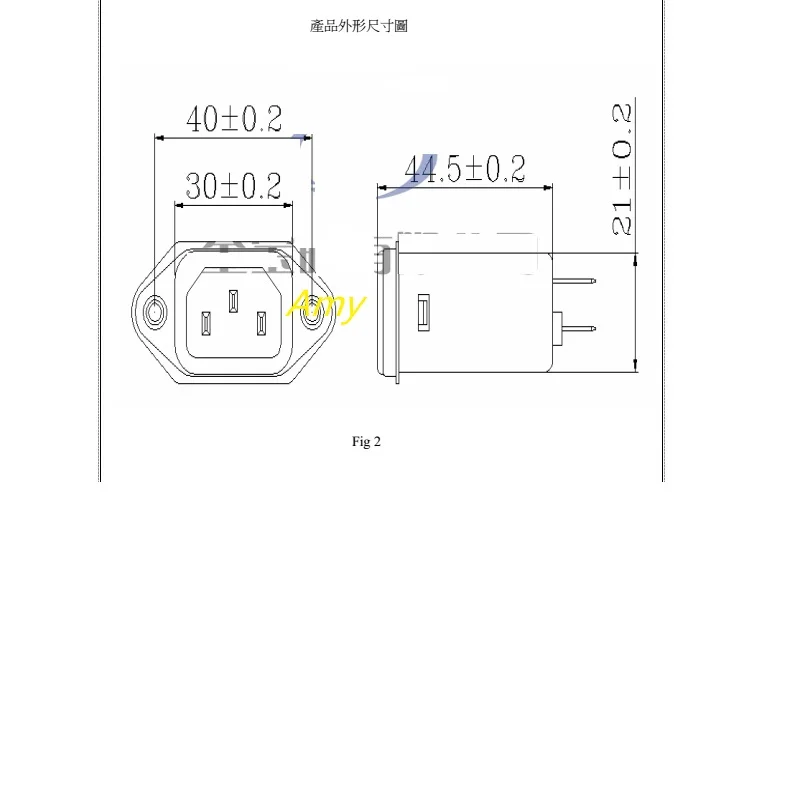 Сетевой фильтр EMI CW1D 1A 3A 6A 10A однофазный Т-Разъем AC 220 В