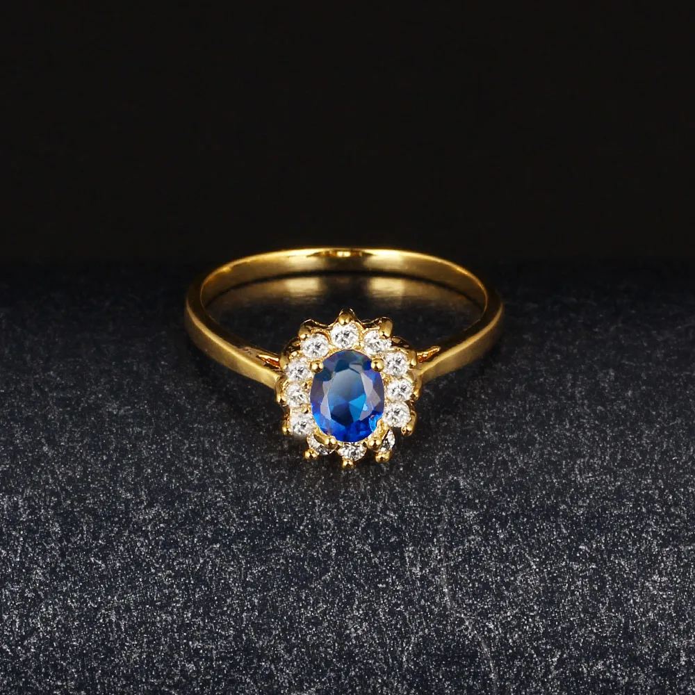 Five Color Option Rings Party Accessories Gold Color Cubic Zirconia Rings For Women Gift For Anniversary (JewelOra RI101848)