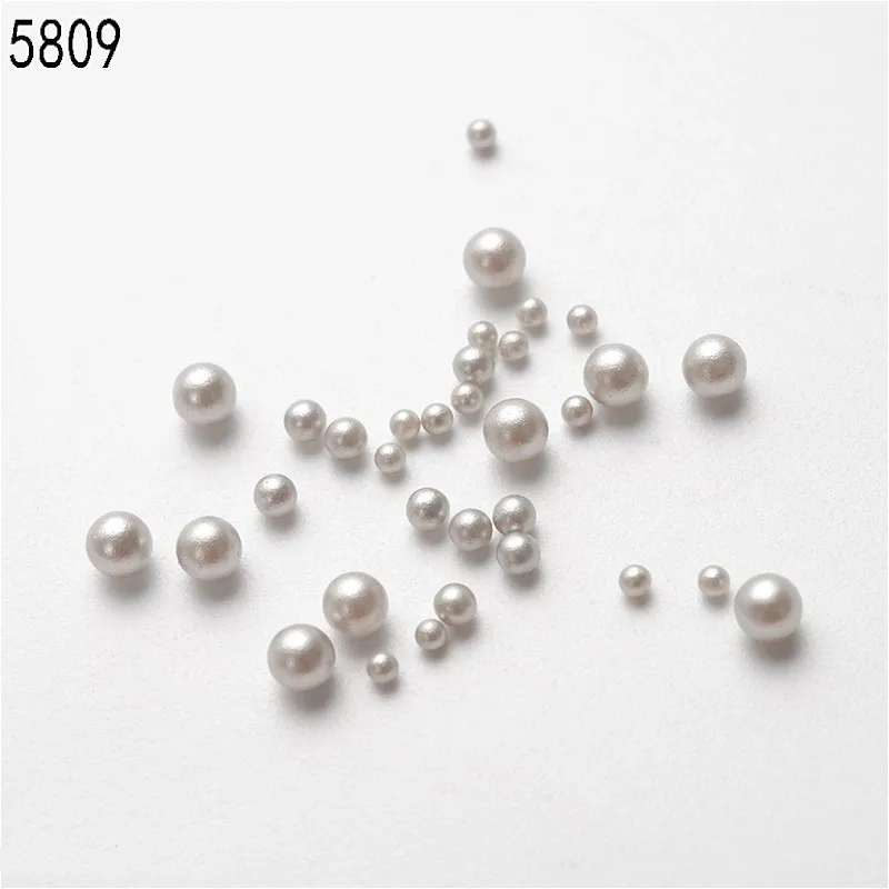 

Ms.Betti Original 5809 crystal no hole pearl for nailart round bead from Swarovski DIY Handmade hot accessories 2018 New