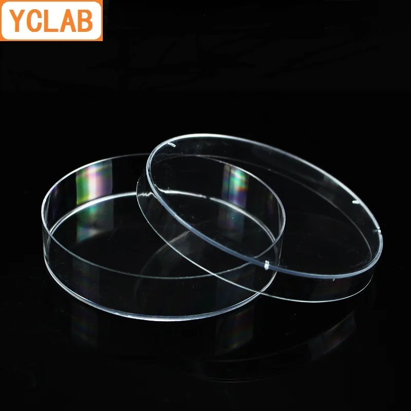 120mm Petri Bacterial Culture Dish PS Plastic Disposable Sterile Polystyrene Laboratory Equipment 10PCS