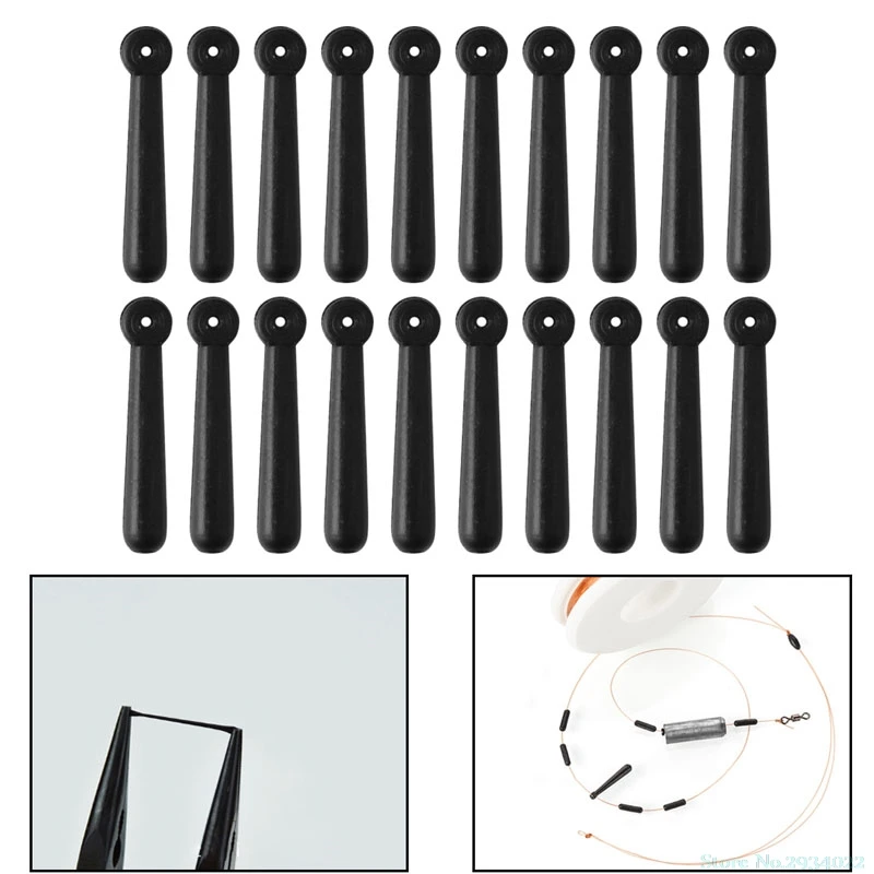 

New 20pcs/set Rubber Fishing Floats Drifting Holder Bobbers Fishing Tackle Floats Set Drop Ship