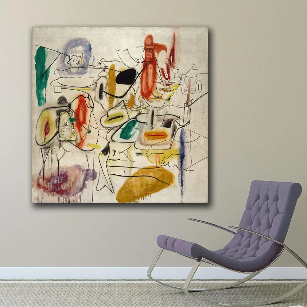 

Large Size Abstract Arshile Gorky Untitled Oil Painting Wall Art Picture Paiting Canvas Prints Home Decor Wall Art Picture
