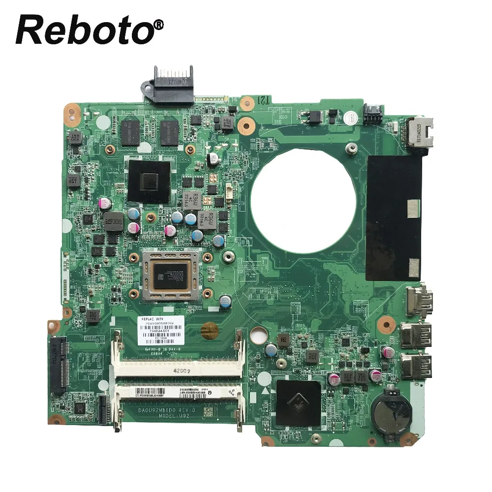 Reboto для HP 15-N материнская плата ноутбука 734824-001 734824-501 с A10-5745M CPU HD 8670M 2GB DA0U92MB6D0 MB 100%