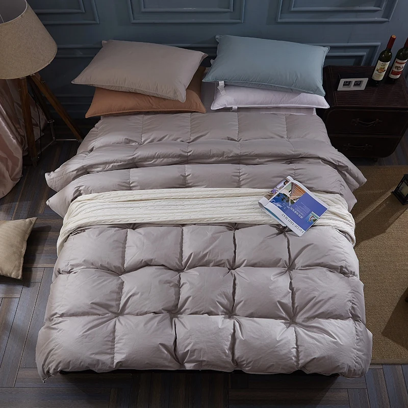 TUTUBIRD-100% goose/duck down winter comforter blanket duvet quilt gray white blue pink yellow color twin double queen king size
TUTUBIRD-100% goose/duck down winter comforter blanket duvet quilt gray white blue pink yellow color twin double queen king size