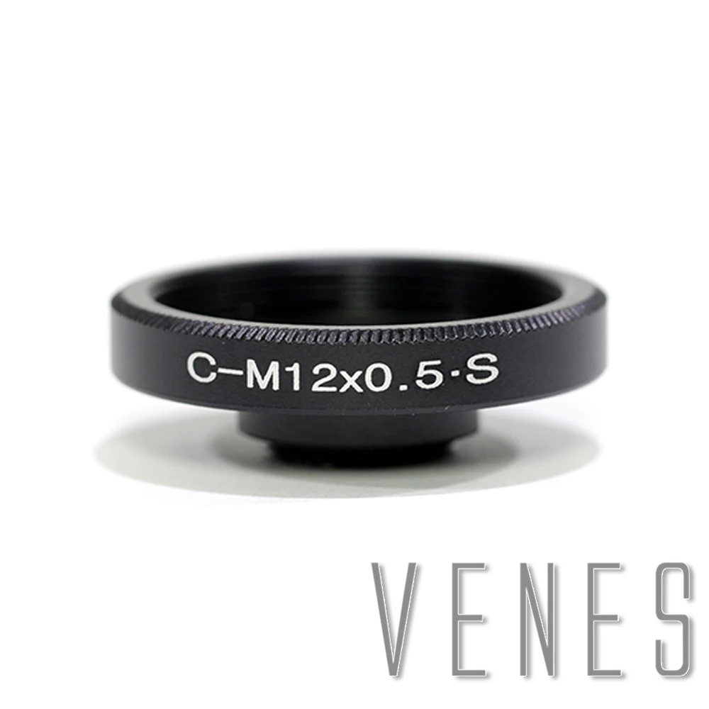 

Venes C Mount Lens to M12, Aluminum Lens Adapter Suit For CS or C Mount Lens to M12 camera