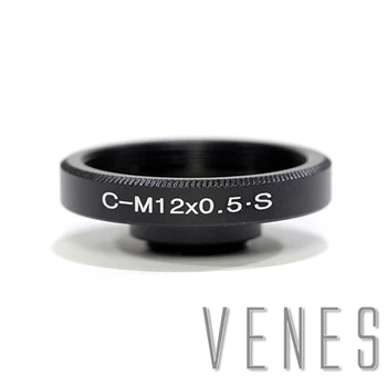 Venes C 마운트 렌즈, 알루미늄 렌즈 어댑터 슈트, CS 또는 C 마운트 렌즈, M12 카메라용