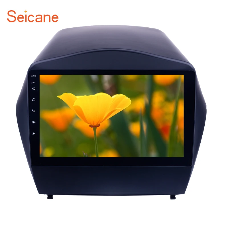 Seicane 9 дюймов Android 8 1/9 0/10 0 автомобильное радио для 2009 2010-2015 Hyundai IX35 с GPS стерео плеер