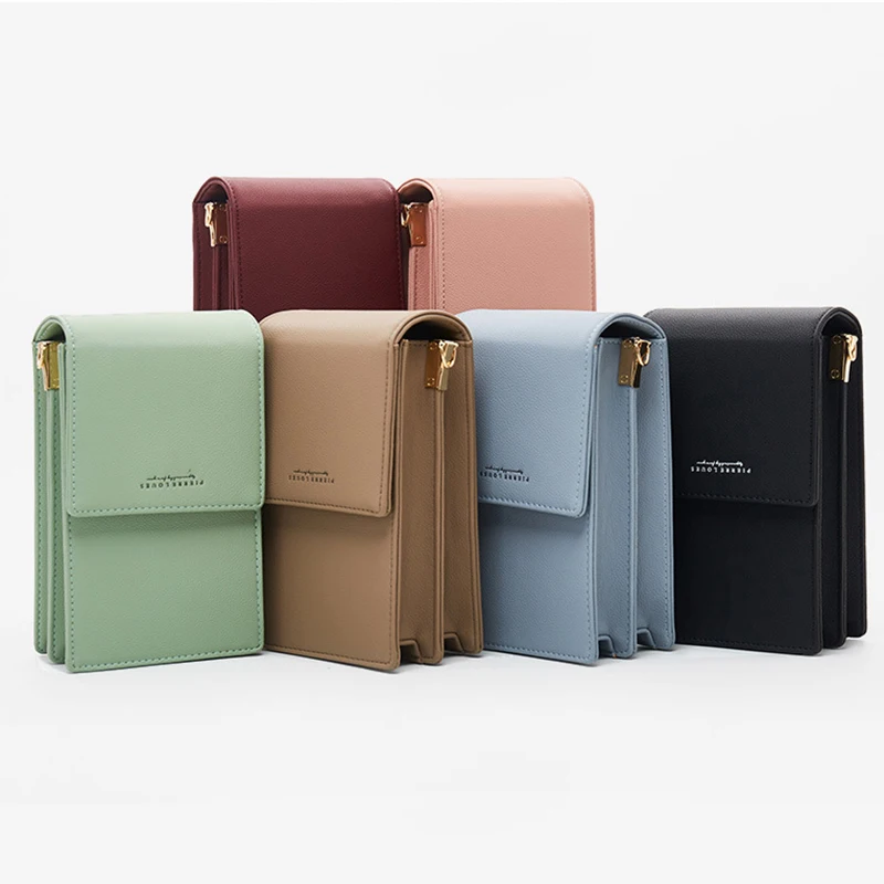  Brand Designer Mini Women Shoulder Bags PU Leather Phone Crossbody Bag Ladies Purse Zipper Clutch F - 4000002432571
