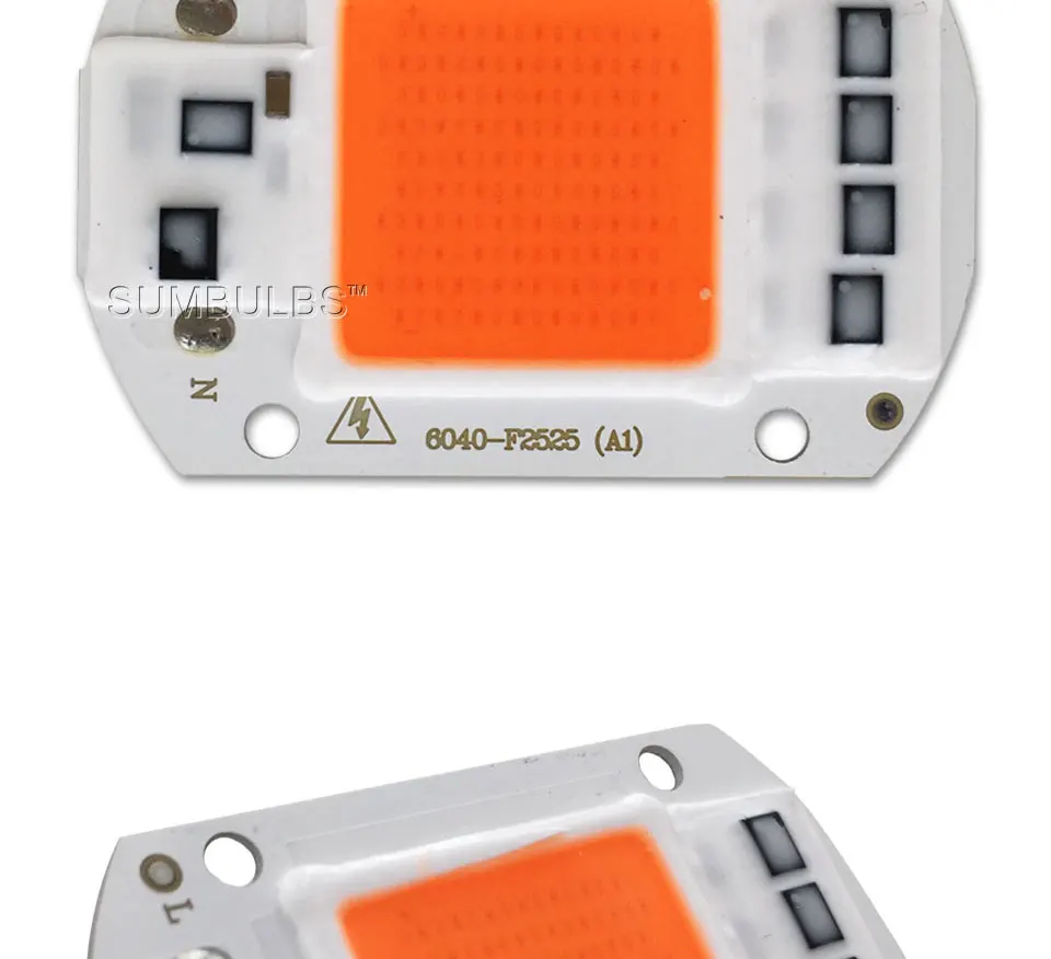 Sumbulds AC 110 В 220 В COB светодиодный источник света 20 Вт 30 Вт 50 Вт высокомощный чип Smart IC для прожектора прожектор Теплый Холодный белый красный