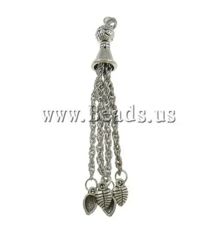 Free shipping!!!Zinc Alloy Chain Tassel High Quality Jewelry with Iron antique silver color plated nickel | Украшения и