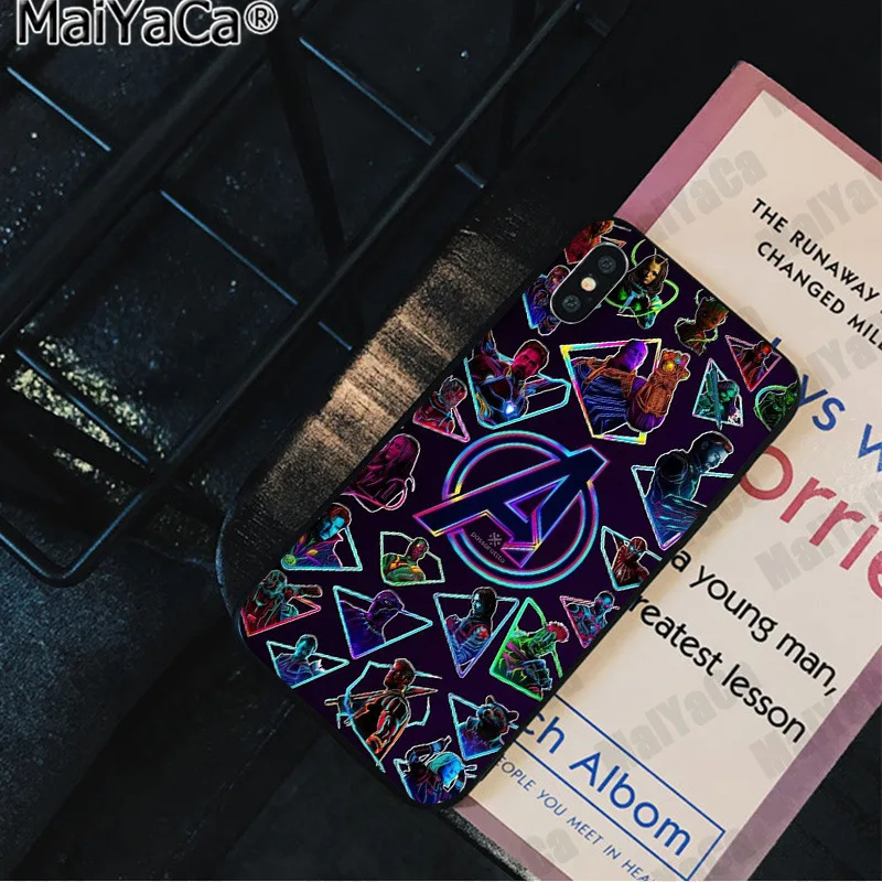 MaiYaCa أعجوبة الخارقين المنتقمون مخصص صور لينة جراب هاتف ل أبل فون 8 7 6 6 ثانية زائد X XS ماكس 5 5 ثانية SE XR غطاء