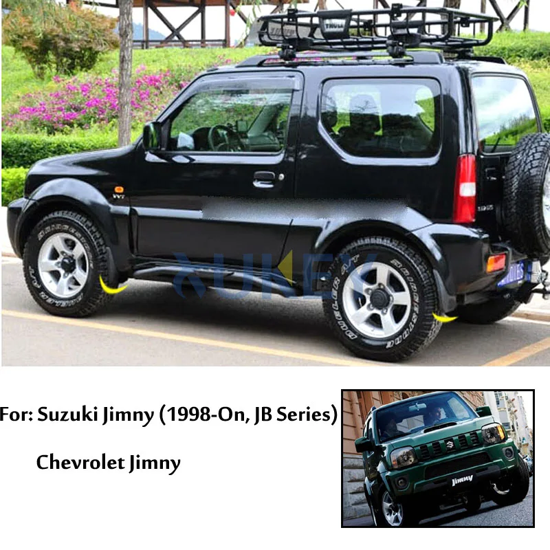 Автомобильные Брызговики для 1998 Suzuki Jimny Sierra Wide(JB) Chevrolet Jimny Брызговики крыло брызговиков