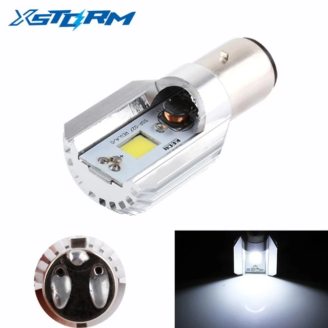 H6 Led Motorcycle Headlight Bulbs Cob 1000lm Ba20d Leds H/l Lamp Scooter Atv Motorcycle Accessories Fog Lights - Motorcycle Bulbs, Leds & Hids - AliExpress