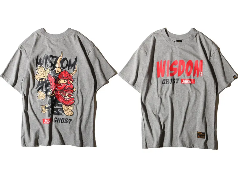 Evil Ghost Printed Tops Tee 1