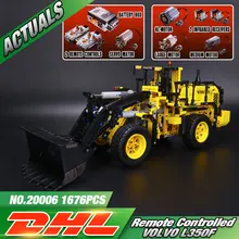 LEPIN 20006 technic series Volvo L350F wheel loader Model Building Kit Minifigure Blocks Bricks Compatible with Toy legeod 42030