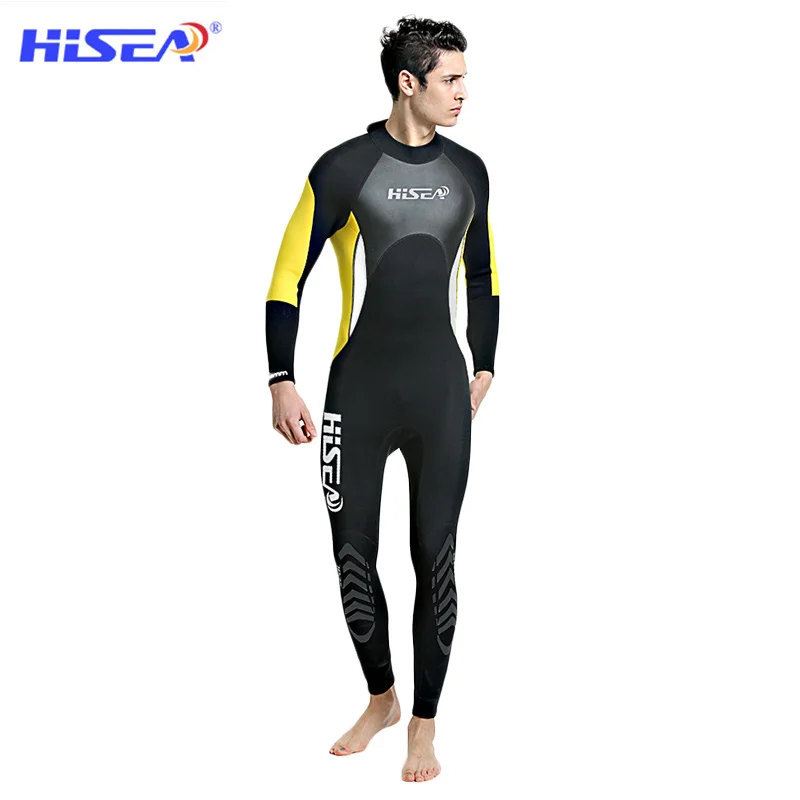 

HISEA 3MM Neoprene Wetsuits Adult Diving Suit Keep Warm Airtight Jellyfish Snorkeling Surfing Water Skiing Scuba Diving Suit F
