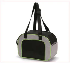 Сумка для домашних животных плюшевый из удобная сумка для домашних животных производитель модная дышащая Диагональная Сумка для кошек и собак - Цвет: Зеленый