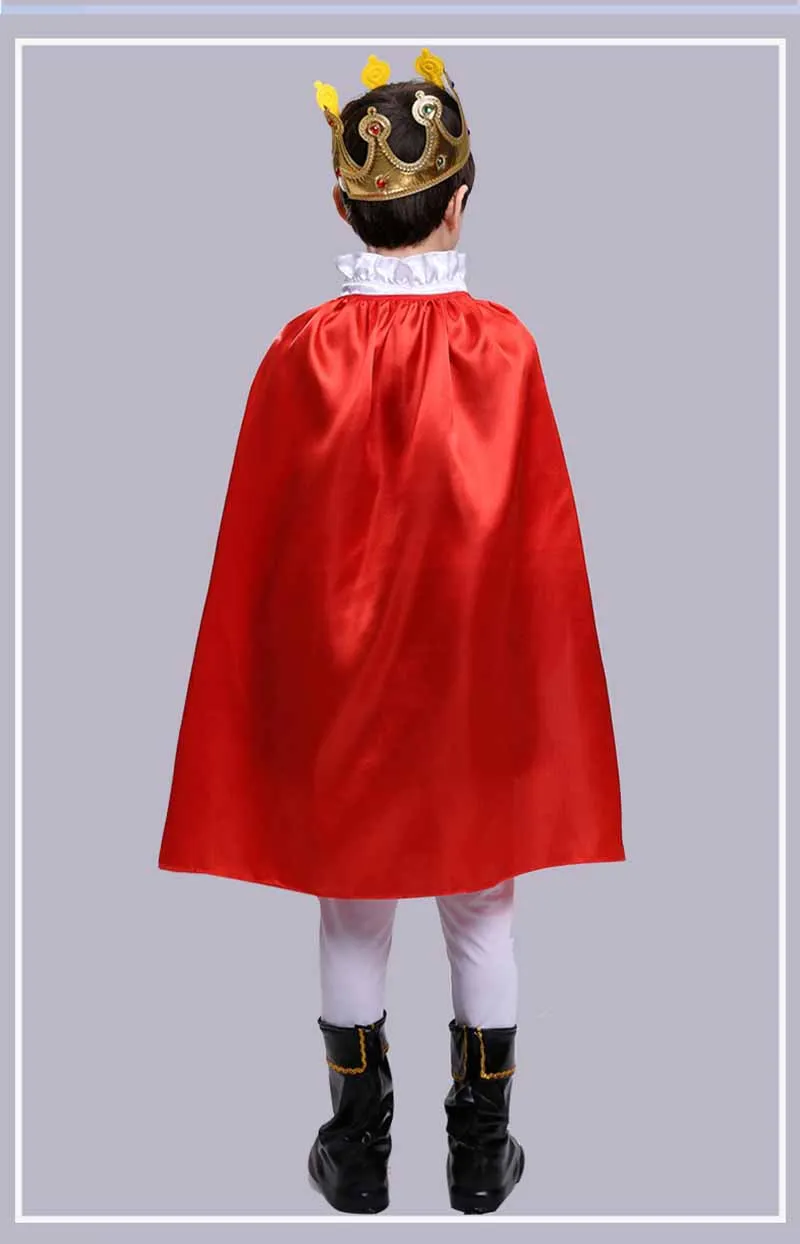 Adult & Children's New Year's Costumes Prince Costume Luxury King Costumes Boys Male Cosplay Halloween Kingdom Costume Big Size Adult & Children's New Year's Costumes Prince Costume Luxury King Costumes Boys Male Cosplay Halloween Kingdom Costume Big Size
