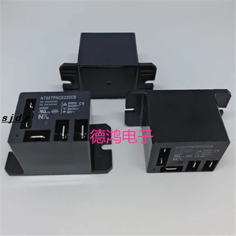 

Air conditioning relay NT90TPNCE220CB a set of switches normally open 40A normally closed 30A coil AC220V.