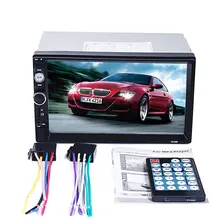 7010B 7 дюймов 2 Din HD сенсорный экран Bluetooth видео MP3 MP5 плеер gps навигация fm-радио Поддержка камеры заднего вида