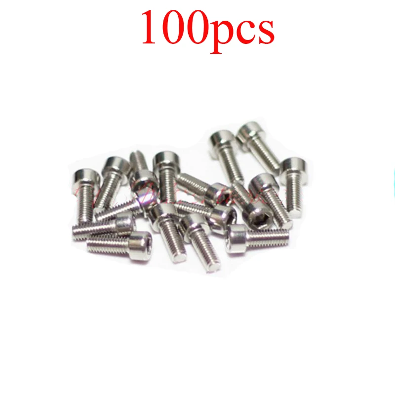 100PCS Stainless Steel M2.5x6mm M2.5x8mm M3x8mm Mounting Screws Bolt