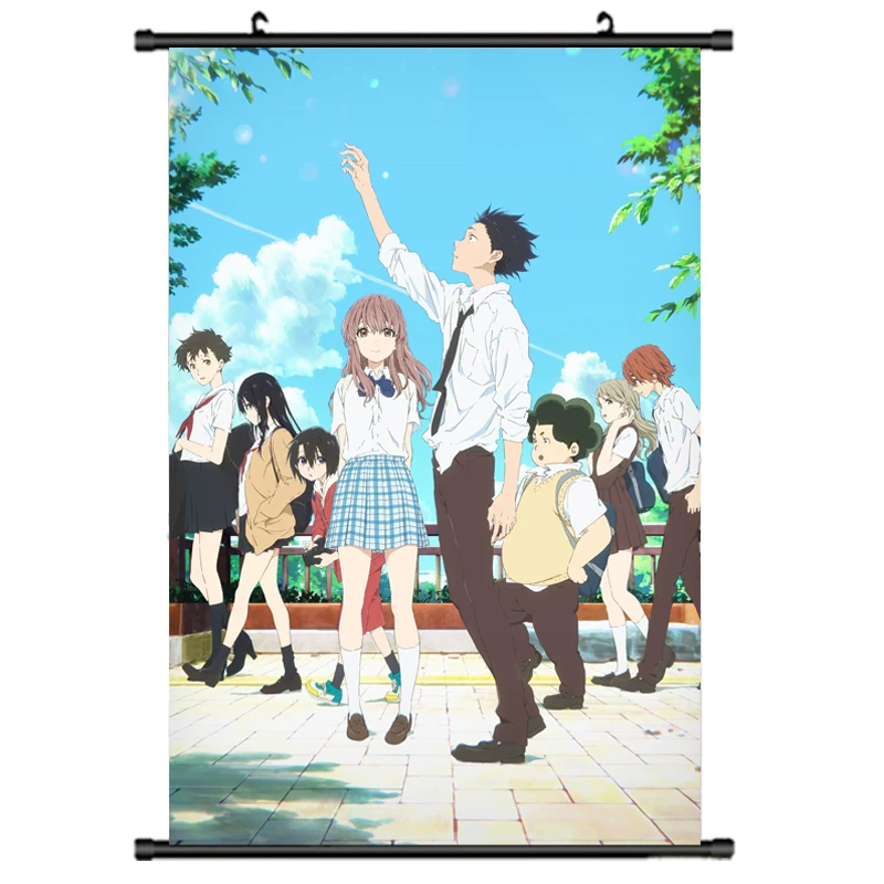 Японский аниме тихий голос nishimiya syouko & ishida shouya Nishimiya Yuzuru домашний Декор стены