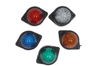 

10Pcs 24V Truck Side Marker Lights Clearance Lamp for Heavy Trailer Caravan Lorry Forklift