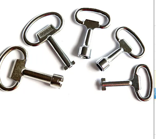 

Free Shipping 5pcs Electrical Cabinet Keys In Case Emergency Situation Stainless Stell Material Professional Locksmith