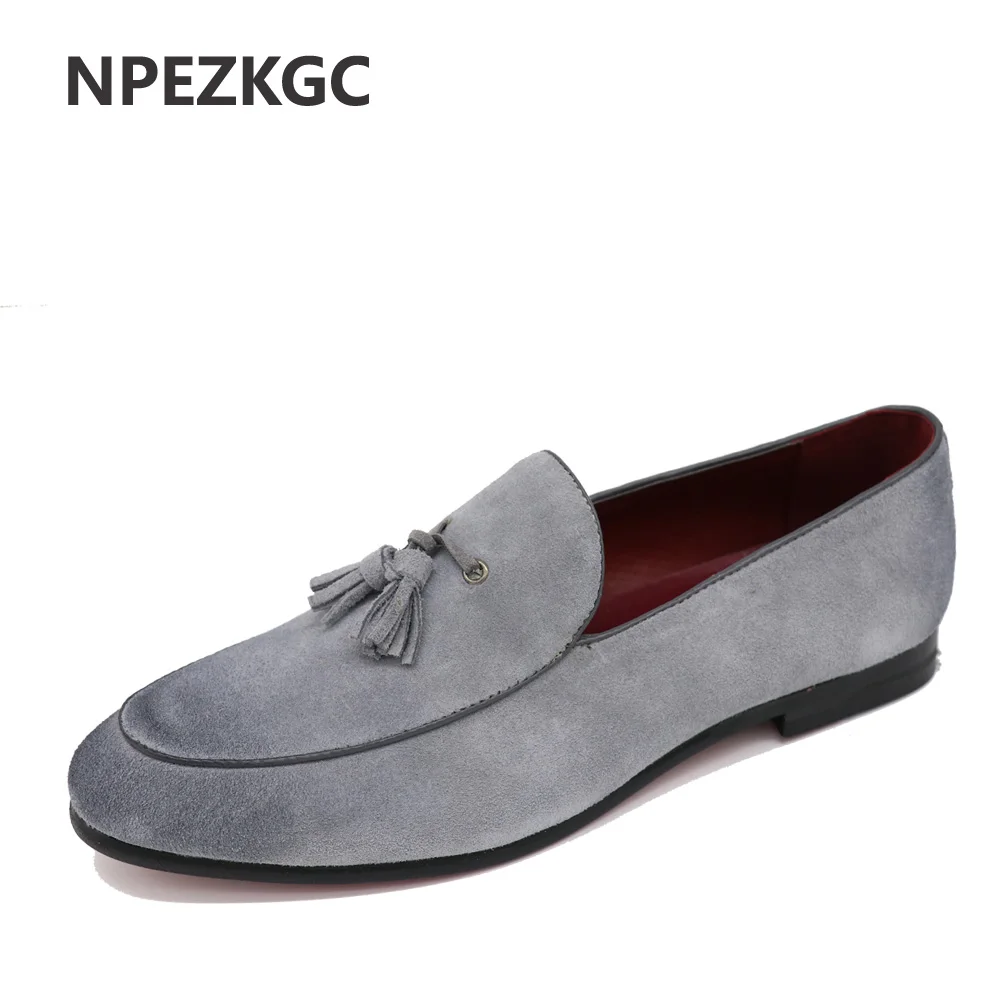 NPEZKGC New Arrival Casual Mens Shoes Suede Leather Men Loafers Moccasins Fashion Low Slip On Men Flats Shoes oxfords Shoes NPEZKGC New Arrival Casual Mens Shoes Suede Leather Men Loafers Moccasins Fashion Low Slip On Men Flats Shoes oxfords Shoes