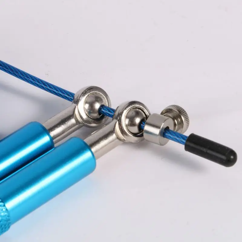 New Adjustable Crossfit Speed Jump Rope Ball Bearing Aluminum Handle