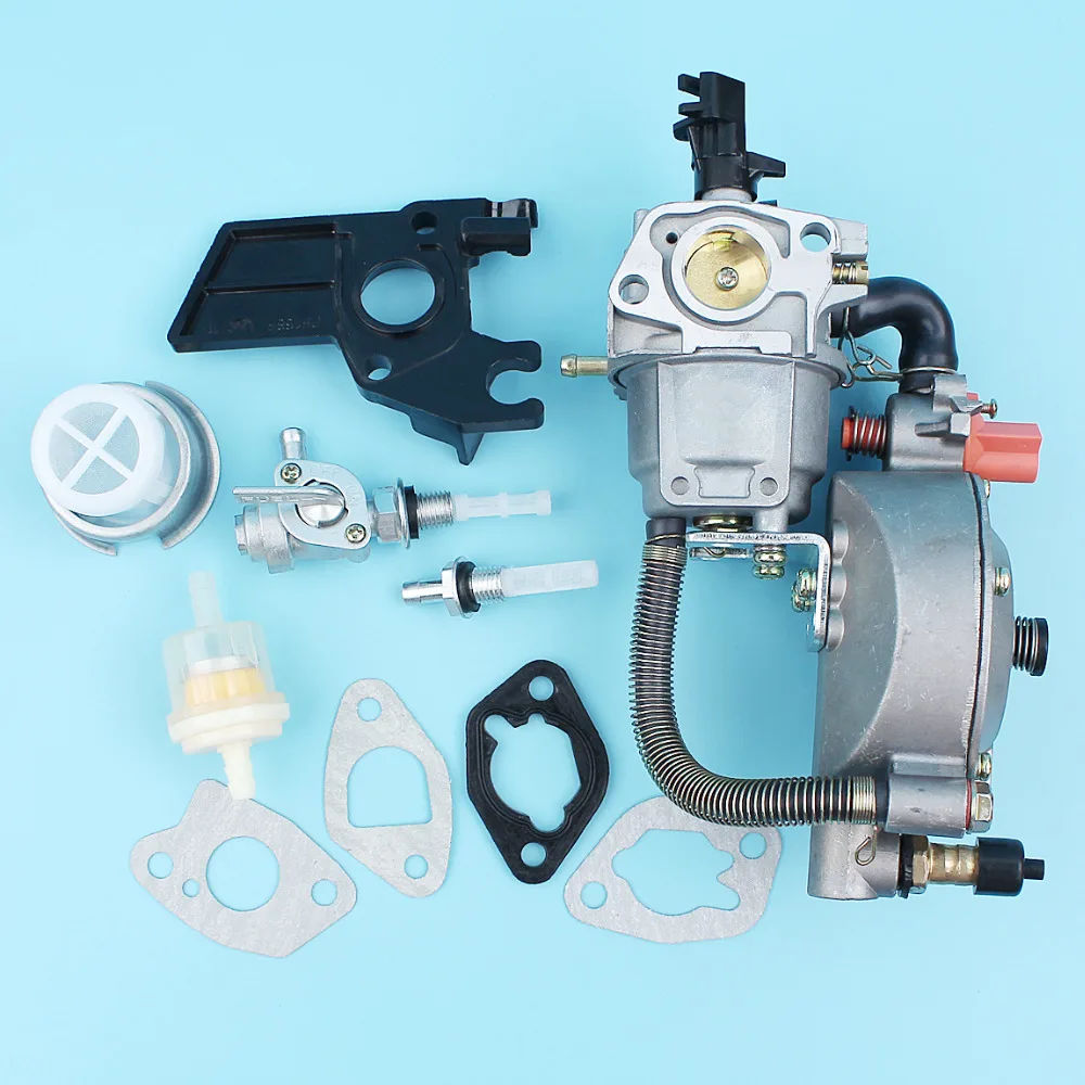 Карбюратор LPG/CNG двойной комплект преобразования топлива для Honda GX200 170F GX160 168F 2KW-3KW генератор Водяной насос двигатель