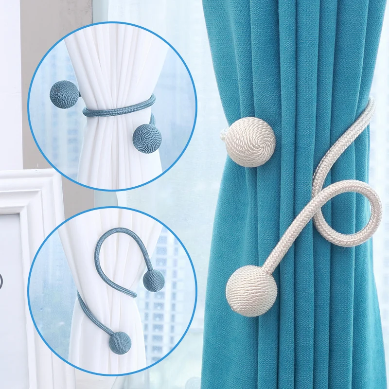 

1piece Home Textile Creative Simplicity Curtain Strap Accessories Magnet Curtains Bandages Buckle Magnetic curtain tie backs 30