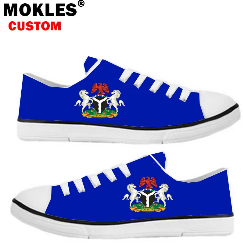 

Romania Madagascar Moldova Nigeria Slovakia male youth student boy Custom Name photo flag Unisex Couples casual wild Shoes