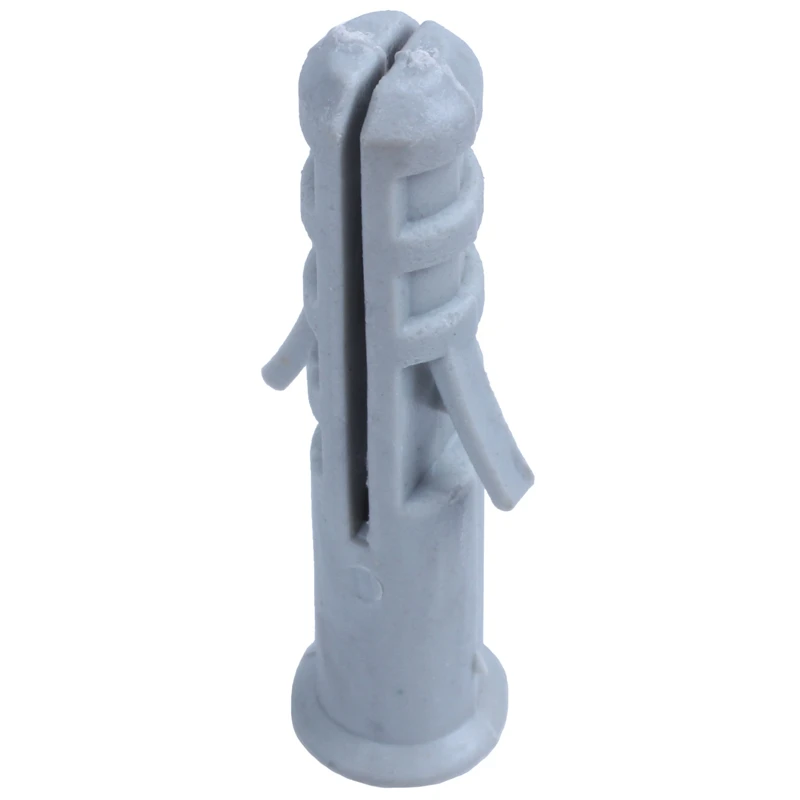 

M10x50mm Plastic Anchors Lag Expansion Nails Plugs Screws Clips 25Pcs,gray