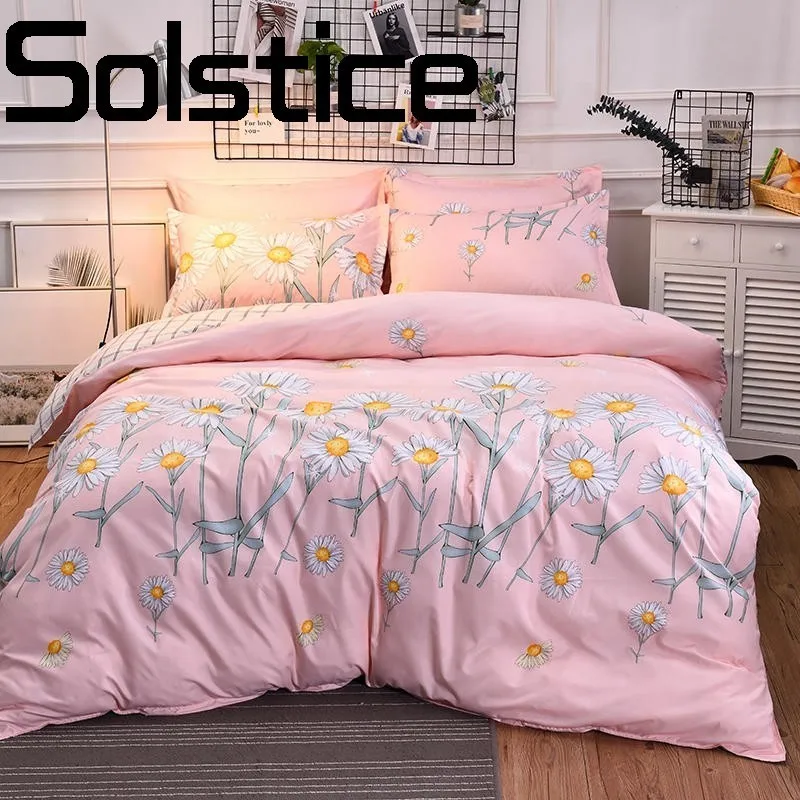 

Solstice Home Textile 2018 bedding comfort skin breathable aloe cotton bed linen quilt cover pillowcase 3/4pcs