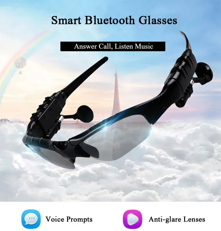 Smart Glasses Bluetooth Sunglasses Bluetooth Glasses Outdoor Sun Glasses Wireless Earphones Earbuds Music for xiomi sony xaomi