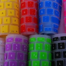 Новые силиконовые испанские буквы крышка клавиатуры для Macbook Air 11,6 дюймов A1465 A1370 протектор для Macbook испанская клавиатура Испания ЕС