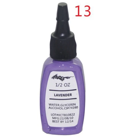 

LAVENDER colors permanent makeup pigment 15ml/bottle(1/2OZ)cosmetic tattoo ink paint set for lips eyebrow 5pcs/lot