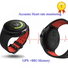 1,3" AMOLED Смарт часы 16 Гб rom камера Сенсорный экран наручные часы smartwatch с gps HR монитор многоязычный Android 5,1