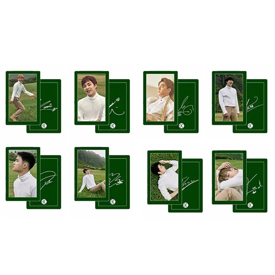 

Kpop EXO Members 2019 Summer Collective Photocard Baekhyun Kai Chanyeol XiuminHD Photo Cards Poster