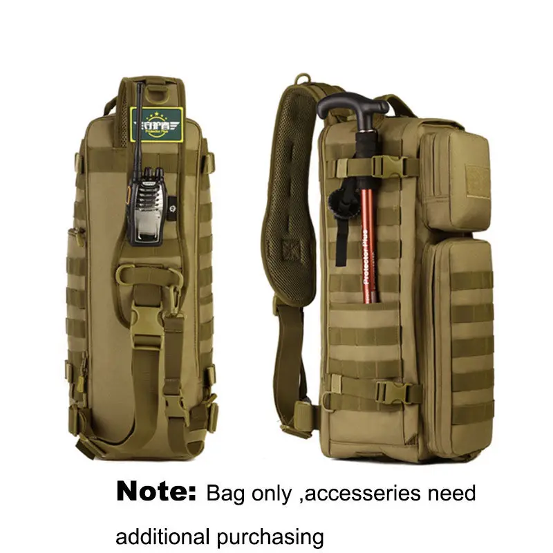 Los hombres pecho mochila hombres bolsas de un solo hombro hombre viajes grandes militares Molle bolsas al aire libre mochila XA495WA - 2