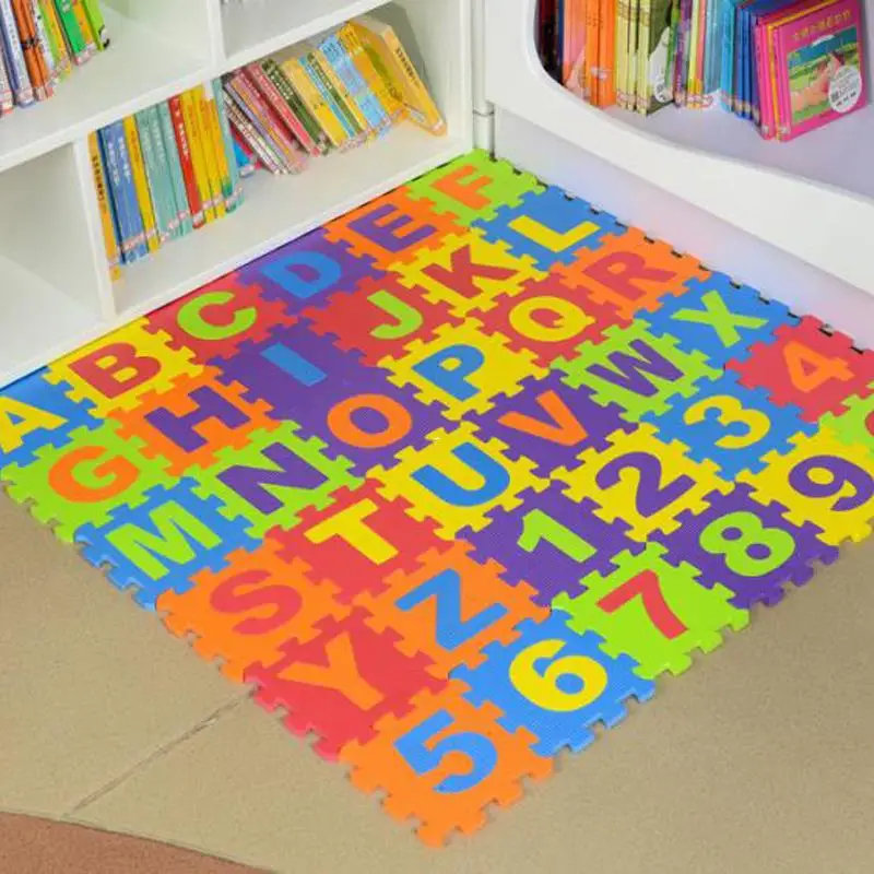 In Stock 36pcs/set 15.5cm*15.5cm Alphabet Numbers Baby Play Mats EVA Foam Interlocking Puzzle Crawling Carpet Mat for Kids In Stock 36pcs/set 15.5cm*15.5cm Alphabet Numbers Baby Play Mats EVA Foam Interlocking Puzzle Crawling Carpet Mat for Kids