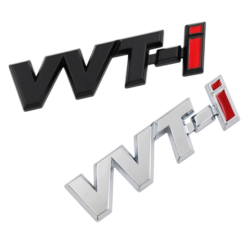 ABS VVTI VVT-I Emblem Badge Car Body Sticker For Car Styling Toyota Corolla 2008 Car Boot Fender Emblem Sticker Car Accessories