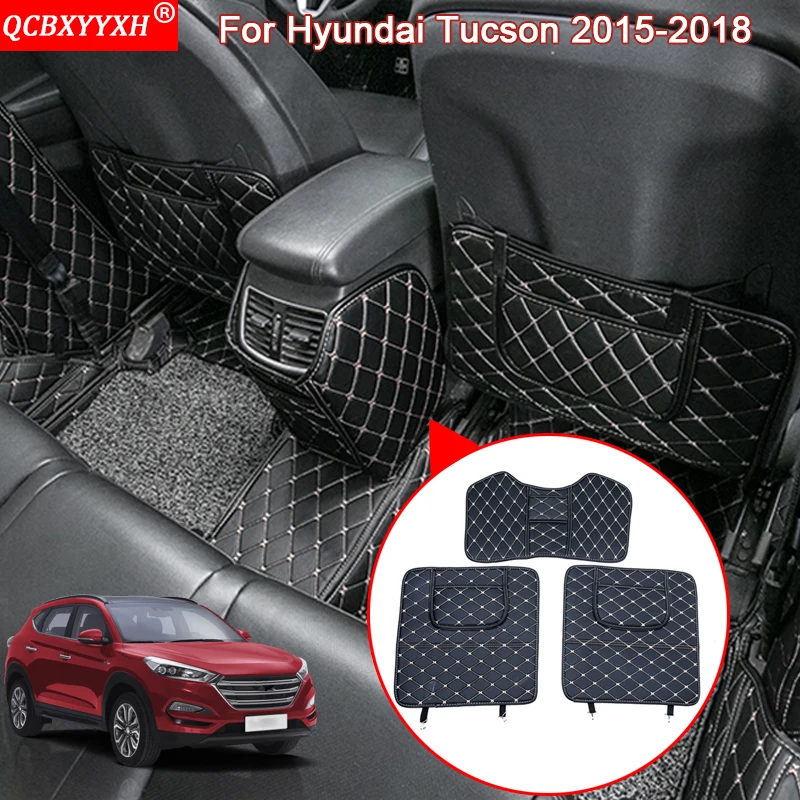 

QCBXYYXH Car Styling Auto Interior Seat Protector Side Edge Protection Pad Stickers Anti-kick Mats For Hyundai Tucson 2015-2018