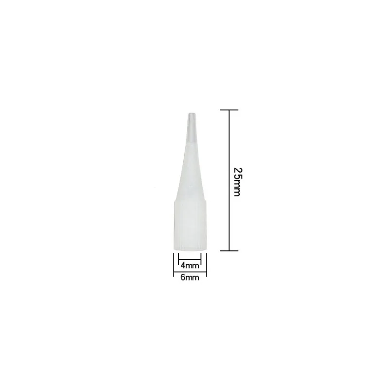 

0.4*0.6cm 1rl 3rl 5rl 3f 5f 7f Permanent Makeup Tattoo Traditional Needle Tip Cap For Standard Tattoo nozzles Needle Machine